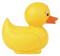 a yellow rubber duck