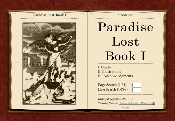 Screenshot from Paradise Lost online