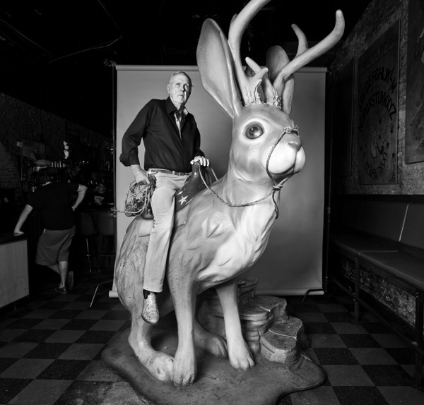 Don Graham with jackalope