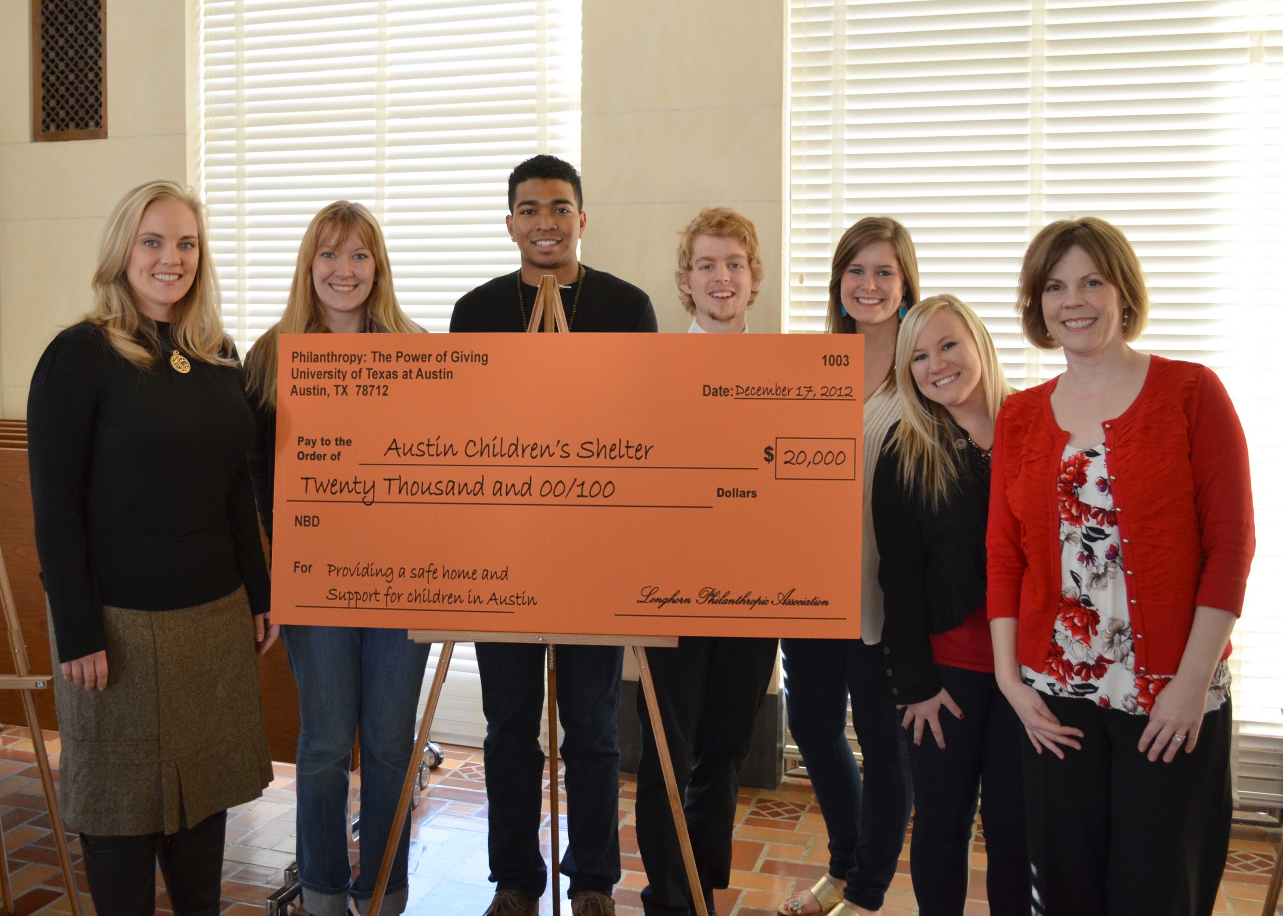 Budding Philanthropists Give $100,000 to Five Charities