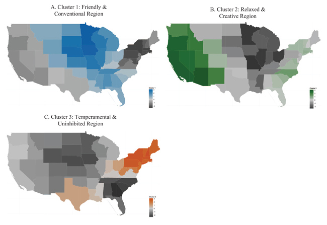 U.S. Regions Exhibit Distinct Personalities, Study Shows