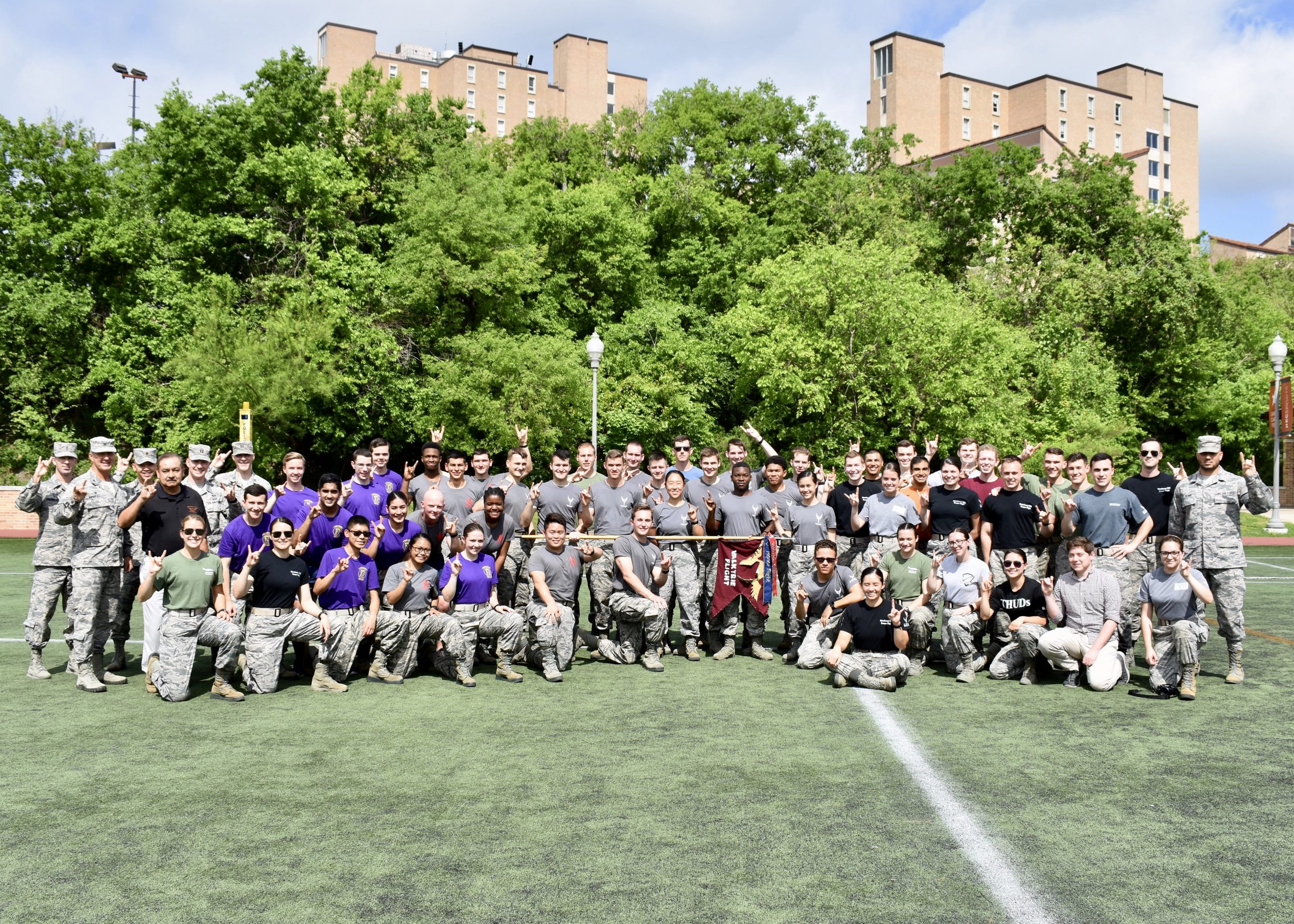 Air Force ROTC Detachment 825 team of the year.