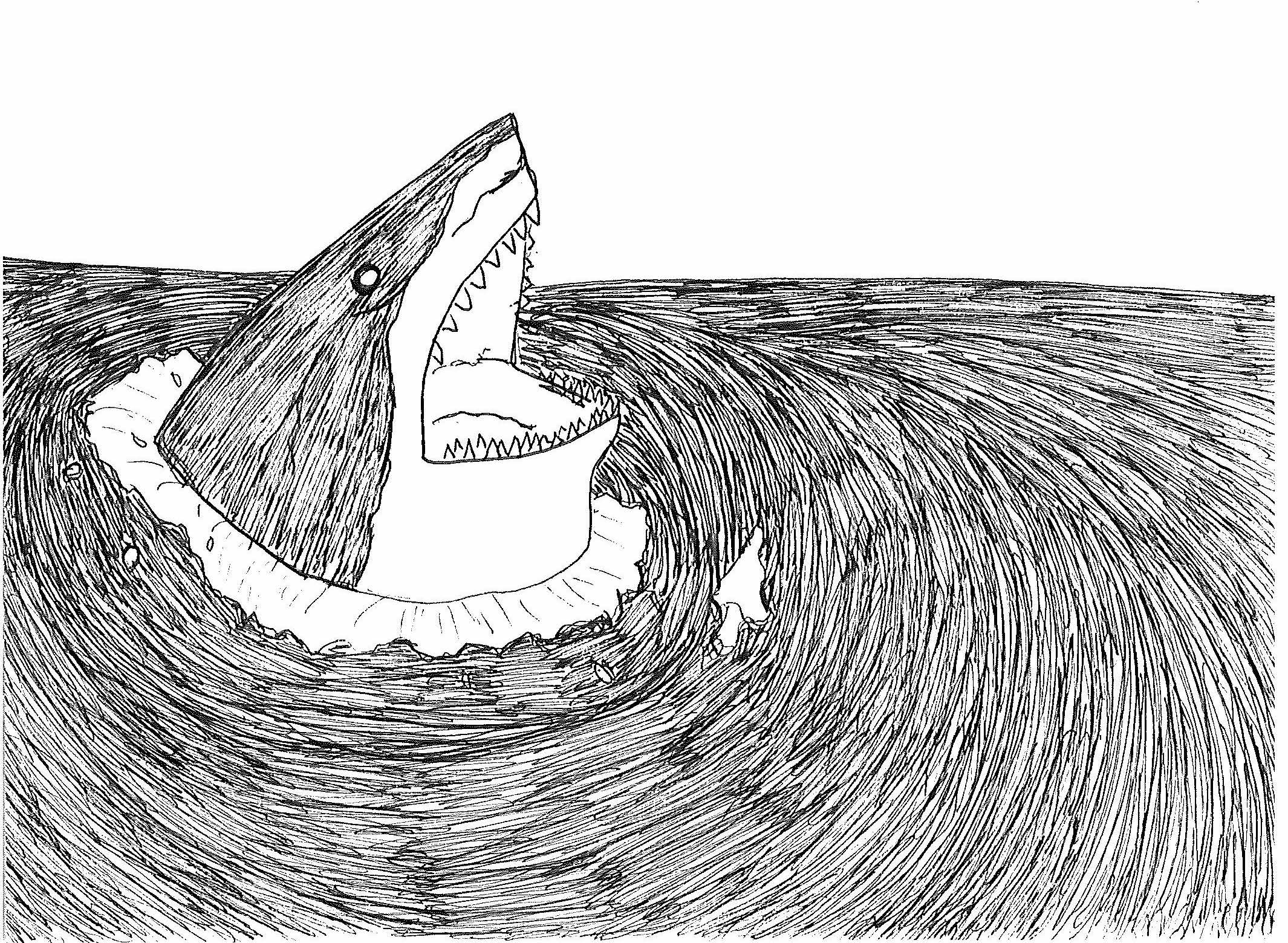 blood in the water cover