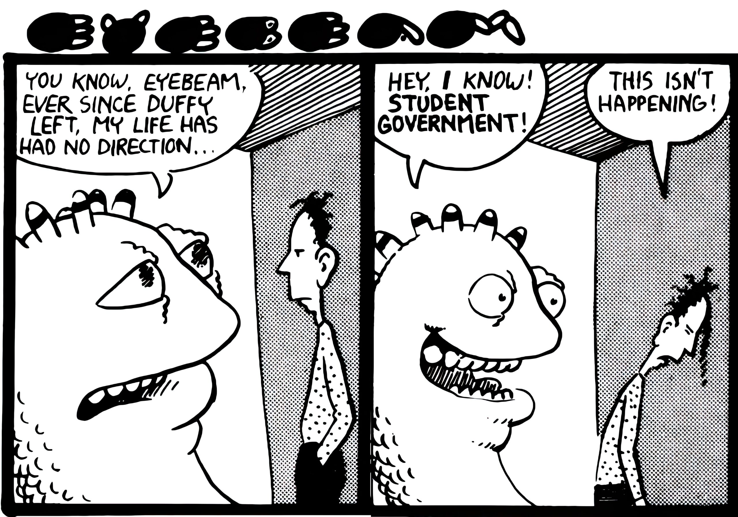 Comic strips by Sam Hurt. Images courtesy of Hurt.